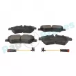 Jeu de 4 plaquettes de frein arrière RAP BRAKES R-P0577 - Visuel 2
