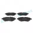 Jeu de 4 plaquettes de frein avant RAP BRAKES R-P0578 - Visuel 1