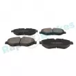 Jeu de 4 plaquettes de frein avant RAP BRAKES R-P0578 - Visuel 2