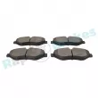 Jeu de 4 plaquettes de frein avant RAP BRAKES R-P0578 - Visuel 3