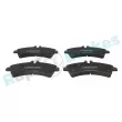Jeu de 4 plaquettes de frein arrière RAP BRAKES R-P0579 - Visuel 1