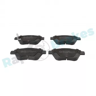 Jeu de 4 plaquettes de frein avant RAP BRAKES R-P0580