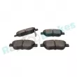 Jeu de 4 plaquettes de frein avant RAP BRAKES R-P0580 - Visuel 3
