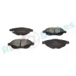 Jeu de 4 plaquettes de frein avant RAP BRAKES R-P0581 - Visuel 2