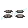 Jeu de 4 plaquettes de frein avant RAP BRAKES R-P0581 - Visuel 3