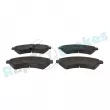 Jeu de 4 plaquettes de frein avant RAP BRAKES R-P0583 - Visuel 1