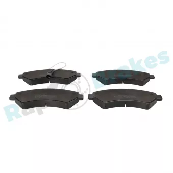 Jeu de 4 plaquettes de frein avant RAP BRAKES R-P0583