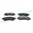 Jeu de 4 plaquettes de frein avant RAP BRAKES R-P0583 - Visuel 2