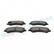 Jeu de 4 plaquettes de frein avant RAP BRAKES R-P0583 - Visuel 3