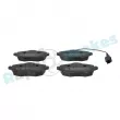Jeu de 4 plaquettes de frein avant RAP BRAKES R-P0585 - Visuel 1