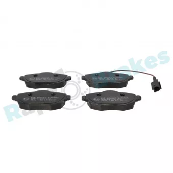 Jeu de 4 plaquettes de frein avant RAP BRAKES R-P0585