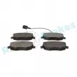 Jeu de 4 plaquettes de frein avant RAP BRAKES R-P0585 - Visuel 3