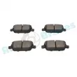 Jeu de 4 plaquettes de frein arrière RAP BRAKES R-P0587 - Visuel 3