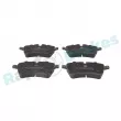 Jeu de 4 plaquettes de frein avant RAP BRAKES R-P0591 - Visuel 1