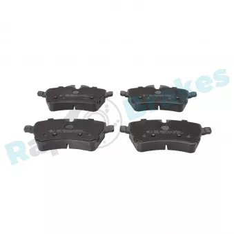 Jeu de 4 plaquettes de frein avant RAP BRAKES R-P0591