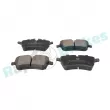 Jeu de 4 plaquettes de frein avant RAP BRAKES R-P0591 - Visuel 2