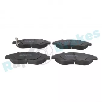 Jeu de 4 plaquettes de frein avant RAP BRAKES R-P0592