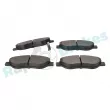 Jeu de 4 plaquettes de frein avant RAP BRAKES R-P0592 - Visuel 3