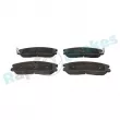 Jeu de 4 plaquettes de frein avant RAP BRAKES R-P0594 - Visuel 1