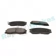 Jeu de 4 plaquettes de frein avant RAP BRAKES R-P0594 - Visuel 2