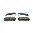 Jeu de 4 plaquettes de frein arrière RAP BRAKES R-P0595 - Visuel 3