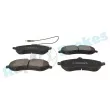 Jeu de 4 plaquettes de frein avant RAP BRAKES R-P0598 - Visuel 2
