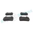 Jeu de 4 plaquettes de frein arrière RAP BRAKES R-P0601 - Visuel 1
