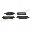 Jeu de 4 plaquettes de frein avant RAP BRAKES R-P0602 - Visuel 3
