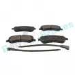 Jeu de 4 plaquettes de frein avant RAP BRAKES R-P0603 - Visuel 2