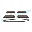 Jeu de 4 plaquettes de frein avant RAP BRAKES R-P0603 - Visuel 3