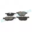 Jeu de 4 plaquettes de frein avant RAP BRAKES R-P0605 - Visuel 2