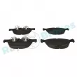 Jeu de 4 plaquettes de frein avant RAP BRAKES R-P0607 - Visuel 1