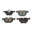 Jeu de 4 plaquettes de frein arrière RAP BRAKES R-P0609 - Visuel 2
