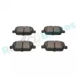 Jeu de 4 plaquettes de frein arrière RAP BRAKES R-P0611 - Visuel 3