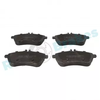 Jeu de 4 plaquettes de frein avant RAP BRAKES R-P0615