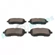 Jeu de 4 plaquettes de frein avant RAP BRAKES R-P0615 - Visuel 3