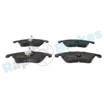 Jeu de 4 plaquettes de frein avant RAP BRAKES R-P0616