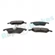 Jeu de 4 plaquettes de frein avant RAP BRAKES R-P0616 - Visuel 2