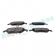 Jeu de 4 plaquettes de frein avant RAP BRAKES R-P0616 - Visuel 3