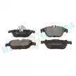 Jeu de 4 plaquettes de frein arrière RAP BRAKES R-P0617 - Visuel 2