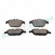 Jeu de 4 plaquettes de frein arrière RAP BRAKES R-P0617 - Visuel 3