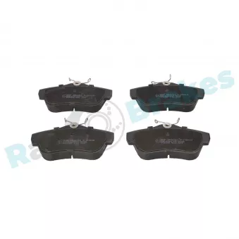 Jeu de 4 plaquettes de frein arrière RAP BRAKES R-P0619