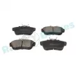 Jeu de 4 plaquettes de frein arrière RAP BRAKES R-P0619 - Visuel 2
