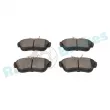 Jeu de 4 plaquettes de frein arrière RAP BRAKES R-P0619 - Visuel 3