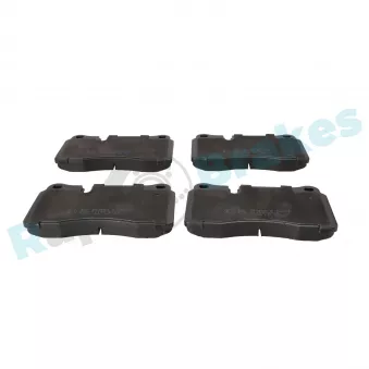 Jeu de 4 plaquettes de frein avant RAP BRAKES R-P0621