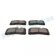 Jeu de 4 plaquettes de frein avant RAP BRAKES R-P0621 - Visuel 3
