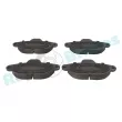 Jeu de 4 plaquettes de frein avant RAP BRAKES R-P0623 - Visuel 2