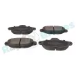 Jeu de 4 plaquettes de frein avant RAP BRAKES R-P0623 - Visuel 3