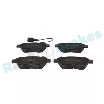 Jeu de 4 plaquettes de frein avant RAP BRAKES R-P0624