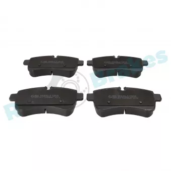 Jeu de 4 plaquettes de frein arrière RAP BRAKES R-P0626
